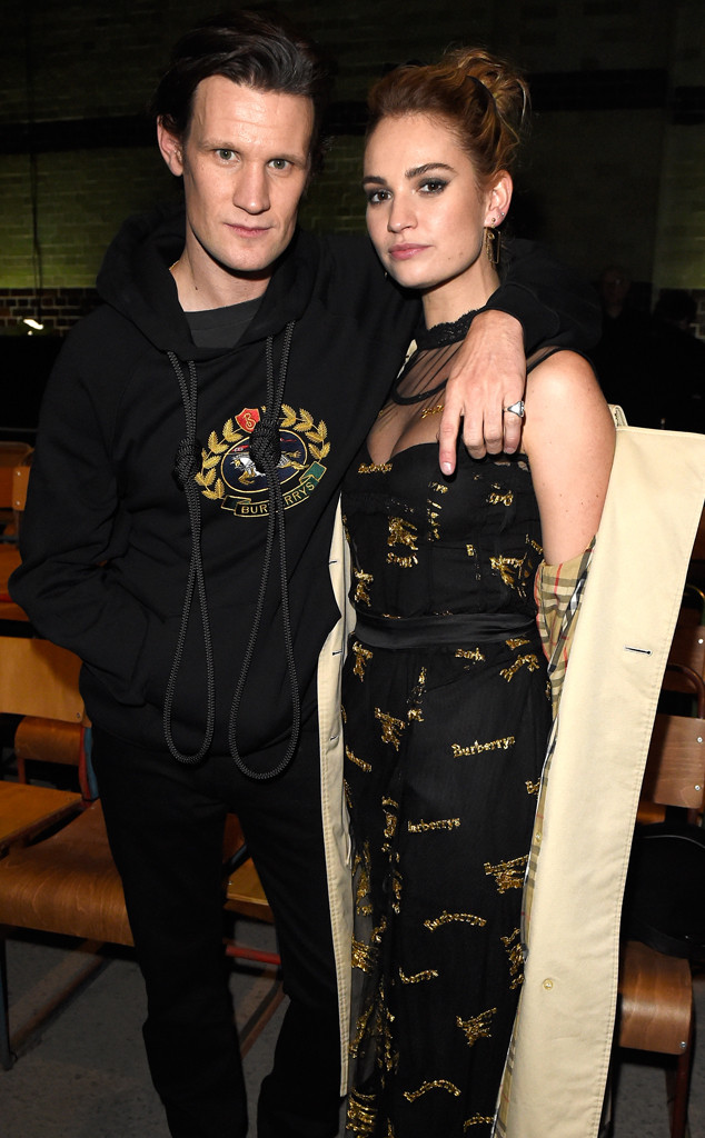 Why Fans Think Lily James and Matt Smith Broke Up - E! Online